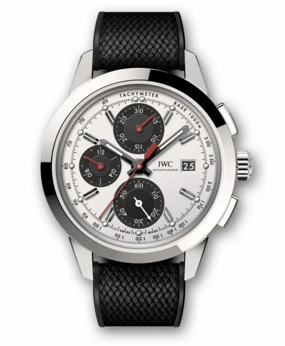 IWC Ingenieur Chronograph Custom Stainless Steel / Silver-Black-Red / Rubber IW3808-CN (IW3808CN)